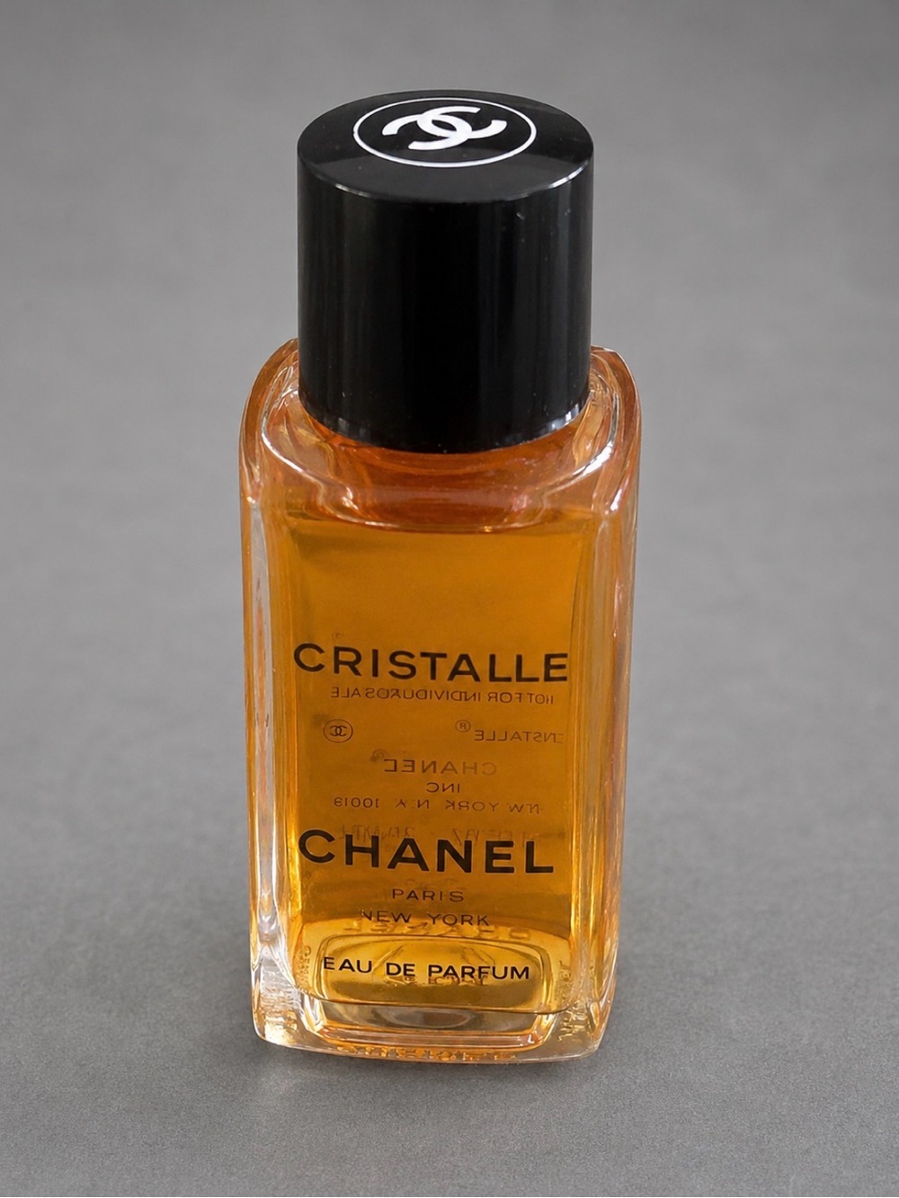 Vintage Chanel Cristalle Eau de Parfum 1 oz Rare Splash Bottle